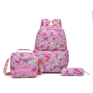 New Cross-border Color Three-in-one Antibacterial Nylon <b>Backpack</b> Versatile <b>Student</b> Schoolbag Large-capacity Insulated Polyester - Product Image 5