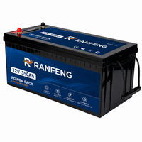 Grosir Pabrik Baterai Lithium LiFePO4 12V 24V 200Ah 400Ah BMS Solusi AC Parkir Truk Kustom