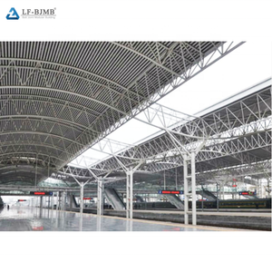 Conception préfabriquée de toit de gare de sécurité LF pour la gare de train à structure spatiale en acier - Product Image 4