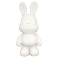 Jouets en plastique pour animaux à peindre, figurines d'animaux vierges, ours fluide pour cadeaux scolaires, artisanat populaire à faire soi-même