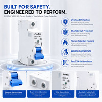 Disjoncteur miniature DZ47 100A DC MCB 1P, disjoncteur universel, protection contre les surcharges, disjoncteur miniature MCB