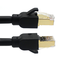 Cable de Red Ethernet RJ45 Cat8 de 40gbps y 2000MHz para Computadora e Internet, 3 Metros