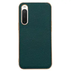 Premium Echt Leer Luxe Telefoon Cover Voor Sony Xperia 10 Iv 5G Beschermen Mobiele Lederen Telefoon Case