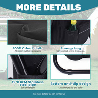 Chaise pliante portable, fauteuil d'extérieur, tabouret de plage, pêche ou pique-nique, avec sac de refroidissement