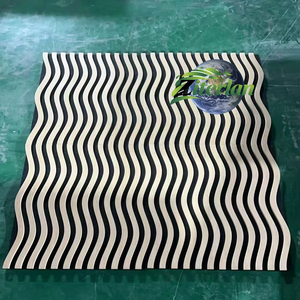 Acoustic Wall <b>Panels</b> for Living Room Home Decorative 3D Fluted Design Enhanced <b>Sound</b> Quality LQ052902 Acoustic Slat <b>Panels</b> for R - Product Image 1