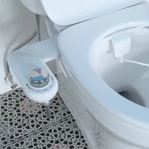 Melek ev bide kendinden temizleme geri çekilebilir meme taze su sprey elektrikli olmayan mekanik tuvalet klozet kapağı eki