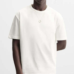 Camiseta <span class=keywords><strong>Charlo</strong></span> de Alta Calidad, Personalizada, 100% Algodón, Diseño Oversize, Lavado Ácido, Manga Corta, Corte Corto para Hombre - Product Image 2