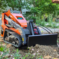 Mini-chargeuse sur chenilles XC1100 de 1 tonne, engin de terrassement, moteur Kubota, boîte de vitesses, mini-chargeuse