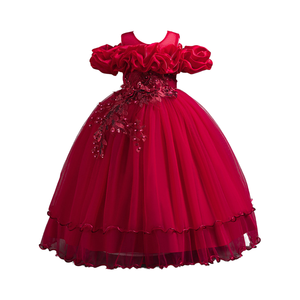 Nouvelle <span class=keywords><strong>Robe</strong></span> Brodé <span class=keywords><strong>de</strong></span> Princesse <span class=keywords><strong>de</strong></span> Mariage pour Enfant MQATZ, Fille <span class=keywords><strong>de</strong></span> Fleur, Commerce Extérieur Transfrontalier, Vente en Gros ALP-0031 - Product Image 2
