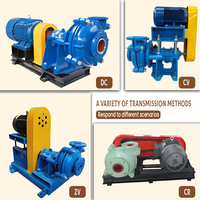 Pompes minières à tête haute 4 pouces pompe à boue de mine d'aspiration de sable de rivière avec moteur diesel prix