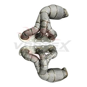 ชุดเฮดเดอร์ไอเสียแบบ Vortex Thermal Heat Shield สำหรับ Porsche 981 Boxster Cayman 3.4L 991 ปี 2012-2016 แบบ Bolt-On Mod Manifold Set - Product Image 2