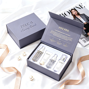 Boîte à rabat magnétique de luxe faite à la main <span class=keywords><strong>50ml</strong></span> 30ml, emballage cadeau magnétique, impression d'étiquettes, emballage pour coffret de soins de la peau - Product Image 3