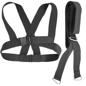 Traîneau d'entraînement en acier robuste avec supports pour plaques de poids, traîneau de résistance durable pour l'entraînement de vitesse au football et les séances de <span class=keywords><strong>CrossFit</strong></span> - Product Image 3