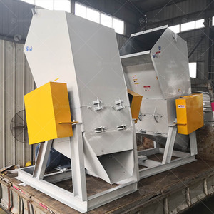 מגרסת פלסטיק ניידת כפולה לאם ולתינוק, מכונת מיחזור פלסטיק 220V 110V, מגרסת שולחנית לגרוטאות עבור בקבוקי PET קטנים - Product Image 3