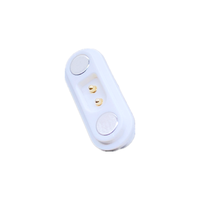 Connecteur magnétique à 2 broches, mâle et femelle blanc, résistant au feu/étanche, prise de courant pogo, prix d'usine