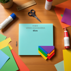 Foglio di Schiuma EVA Ilan 60x40cm Colore Acquamarina per Forniture Artigianali - Product Image 2