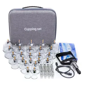 Hoge Kwaliteit Bescherming Hard Groothandel Zwarte Rits Eva Tool Case Custom Logo Eva Body Cupping Therapie Massager Kit Case