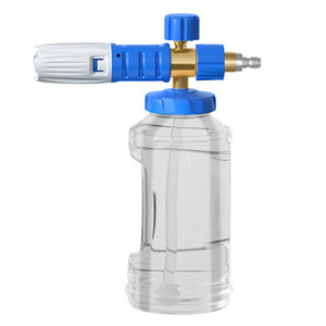 Stm High <b>Pressure</b> Foam <b>Sprayer</b> 1000ml Transparent Pa Bottle Manual Car Wash Water Gun Fan Shaped Spray - Product Image 4