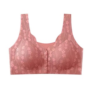 Soutien-gorge sans couture à boucle avant pour femmes d'âge <span class=keywords><strong>moyen</strong></span> et âgées, fin, grande taille - Product Image 6