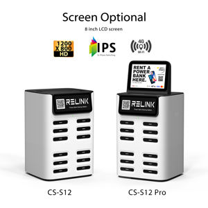 OEM ODM 12 فتحة محطة تأجير باور بنك مع pose للشحن المشترك آلة بيع باور بنك الأعمال - Product Image 3