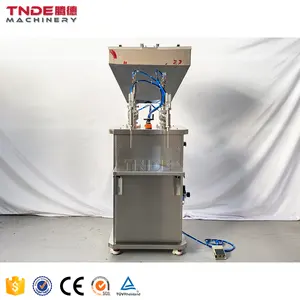 Máquina de llenado neumática vertical de 2 cabezales TNDE para pasta de crema líquida Fabricante de maquinaria Guangzhou