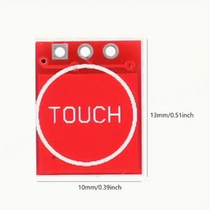 Module de capteur tactile TTP223, interrupteur capacitif à bouton-poussoir autobloquant, transformation monocanal - Product Image 3