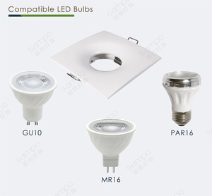 Hot bán CE ROHS Vòng trần ánh sáng lõm MR16 Downlight <span class=keywords><strong>GU10</strong></span> đèn ghế nhúng xuống ánh sáng Khung nhà ở cơ sở - Product Image 6