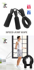 Corde à sauter à manche longue, solide, en Pvc, 6mm, corde à sauter rehaussement avec poignée noire, livraison gratuite - Product Image 5