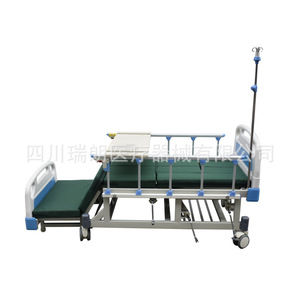 Cama de Cuidado en el Hogar RC-068, Cama de Enfermería Manual de Hierro para Ancianos y Adultos con Espacio de Almacenamiento - Product Image 2