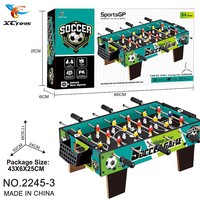 Jeu de football de table éducatif pour enfants, grand terrain en bois pour deux joueurs