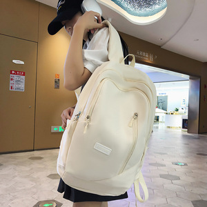 Green Minimalist <b>Backpack</b> 15 Inches For Girls School Education Summer 2023 - Product Image 3