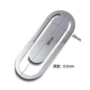 Marcapáginas de Metal de Acero Inoxidable de Alta Calidad con Diseño Personalizado de Logotipo, Clip para Libros con Broche a Presión para Regalos Publicitarios - Product Image 6