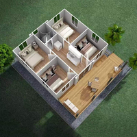 Meilleure vente de petites maisons en conteneur pliable/extensible préfabriquées de luxe maison en conteneur mobile pliante de 20/40ft