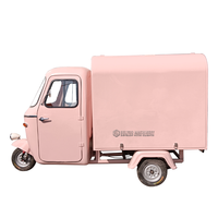 Personnalisé Mini Camion De Nourriture Panier De Crème Glacée Mobile Hot Dog Panier Pas Cher Mobile Électrique Camion De Nourriture Ape Tuk Tuk Tricycle Chariot De Nourriture