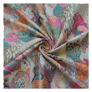 Nouveauté 2023 Tissu en dentelle de tulle de haute qualité, broderie organza, brocart jacquard pour robes de soirée, tissu français antistatique pour ameublement et literie - Product Image 5