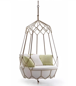 Vente chaude En Plein Air Panier Suspendu Patio <span class=keywords><strong>Terrasse</strong></span> Rotin Piscine Berceau Chaise Loisirs <span class=keywords><strong>Hamac</strong></span> - Product Image 4