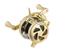 Pêche au lézard BOKI PRO mirco tambour baitcaster moulinet avec pèse 138g 7.6:1 rapport CNC alliage corps bobine peu profonde baitcasting moulinet