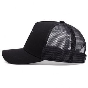 Outdoor Sunhat Solid Color <b>Baseball</b> <b>Cap</b> With Mesh Custom Embroidered Dad <b>Baseball</b> Sports <b>Caps</b> 5 Panel Mesh <b>Baseball</b> <b>Cap</b> Hat - Product Image 4