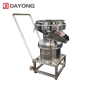 DYJX Single Deck 450mm Vibrating Screen Separator For Liquid/milk Sieve Industrial For Spirulina/sieving Filter Machine 0.5mm