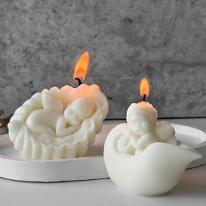 Early Riser Angel Baby DIY <span class=keywords><strong>Molde</strong></span> <span class=keywords><strong>de</strong></span> vela <span class=keywords><strong>de</strong></span> aromaterapia Novedad <span class=keywords><strong>Molde</strong></span> <span class=keywords><strong>de</strong></span> <span class=keywords><strong>silicona</strong></span> <span class=keywords><strong>de</strong></span> cáscara <span class=keywords><strong>de</strong></span> huevo <span class=keywords><strong>de</strong></span> Pascua para hacer velas hechas a mano - Product Image 3