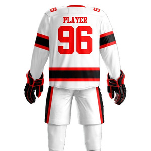 Maillot et short de hockey sur glace personnalisables à prix de gros, service OEM disponible, créez votre propre ensemble uniforme - Product Image 2