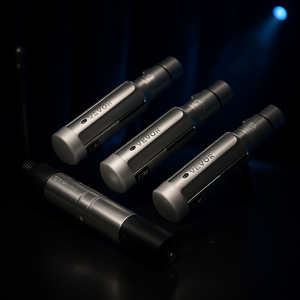 Luz de escenario Vevor, 4 piezas, cuerpo de aluminio plateado, DMX512, inalámbrica, con batería recargable, para uso profesional. - Product Image 2