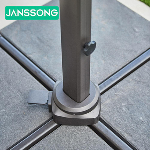 Parasols de jardin d'extérieur au design unique, résistants aux UV, avec base, pour hôtels, villas, cours, parcs, bords de piscine - Product Image 4