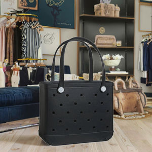 Bolsa de Mano Grande de Estilo Casual para Mujer, Impermeable, Duradera, Elegante, Forrada de EVA, Ligera, con Dos Asas, para Uso en la Playa en Verano - Product Image 2