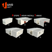Maison conteneur extensible de 20 pieds, deux chambres, préfabriquée, modulaire, petite maison, balcon, système solaire, structure en acier portable, Australie