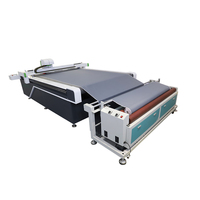 IGOLDENCNC oscillerende mes-CNC-snijmachines verwerken producten zoals medische jassen, medische mantels en mondmaskers.