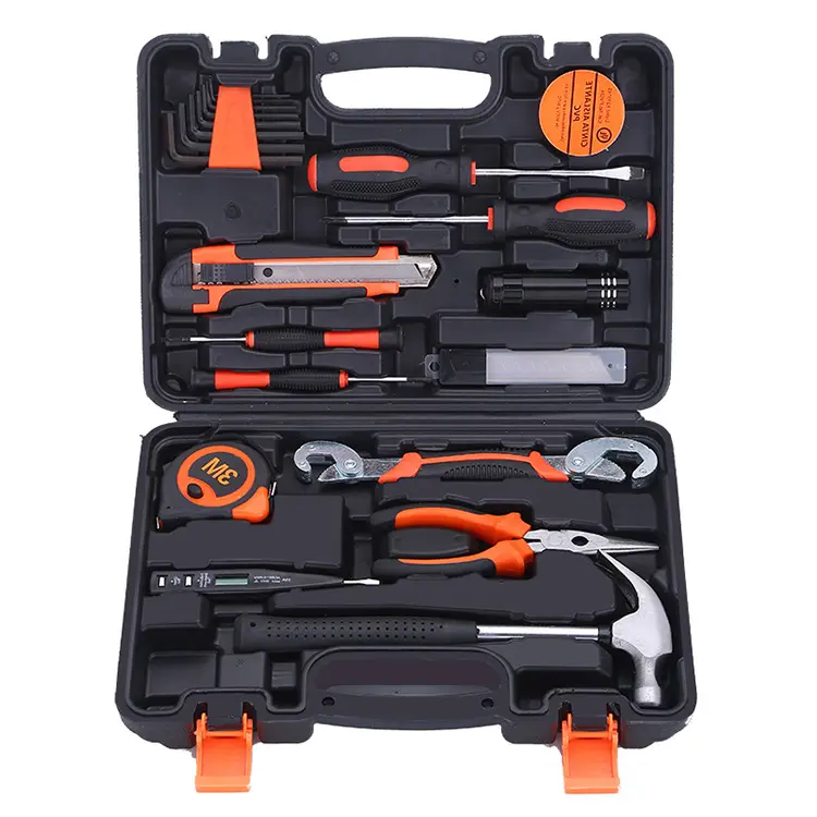 Versão Deluxe chave de fenda chave martelo combinação alicates reparação mão tool set casa reparação tool set