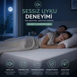 Protège-matelas imperméable en microfibre Karden Flower Soft Touch, extra silencieux, fabriqué en Turquie, vente en gros, literie d'hôtel - Product Image 5