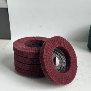 Disque <span class=keywords><strong>de</strong></span> conditionnement <span class=keywords><strong>de</strong></span> surface professionnel 100*16mm, élimine efficacement la rouille, la peinture et la corrosion du métal - Product Image 2