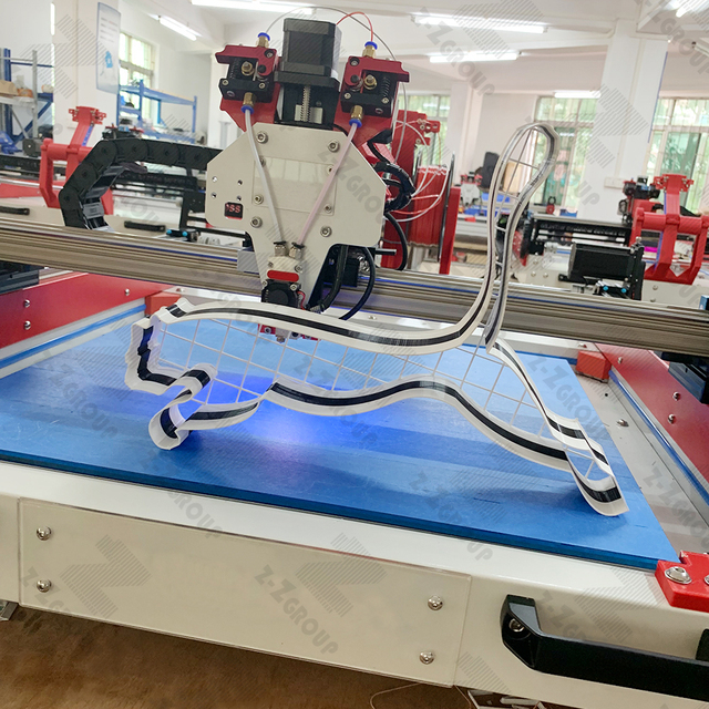 The Latest Channel Letter Sign 3D Printer Automatic Leveling Smart 3D Channel Letter Printing Machine